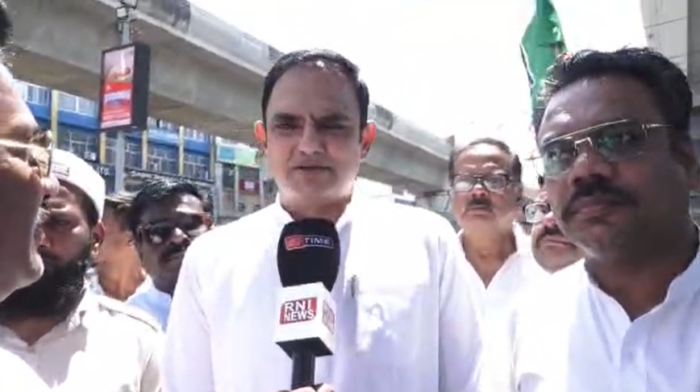 भोपाल में कांग्रेस नेताओं ने भारत रत्न डॉ. भीमराव अंबेडकर की प्रतिमा का किया माल्यार्पण