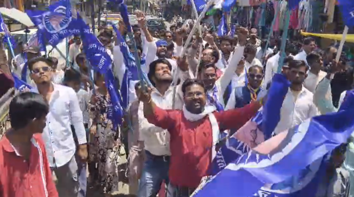 शुजालपुर में गूंजा ‘जय भीम’ का उद्घोष: बाबा साहेब की जयंती पर भव्य रैली