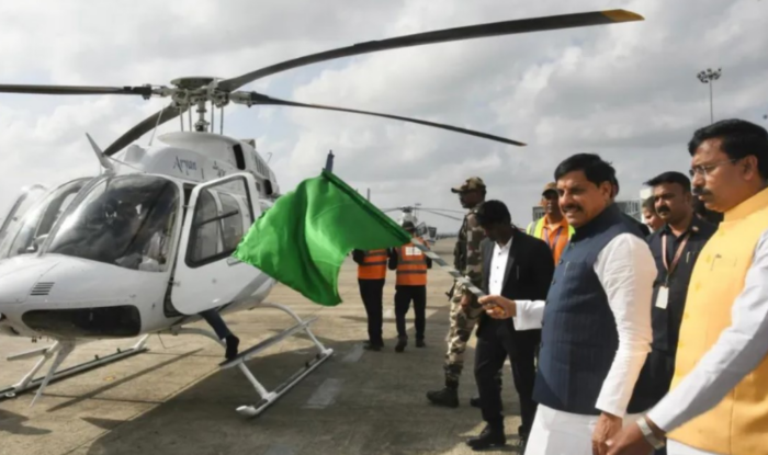 मुख्यमंत्री डॉ. मोहन यादव आज भोपाल से “पीएमश्री हेली पर्यटन सेवा” के दो नए सेक्टर का करेंगे शुभारंभ