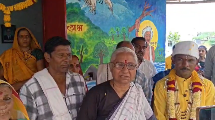 आधुनिक युग में प्राचीन परंपरा का संदेश दे रहा कुकरा बसाहट में बनाया नर्मदाई भवन