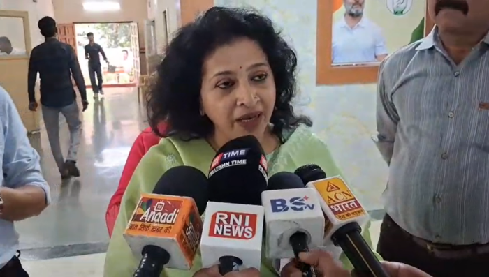 जन-आक्रोश महिला पदयात्रा को लेकर कांग्रेस नेत्री शोभा ओझा का भाजपा पर हमला