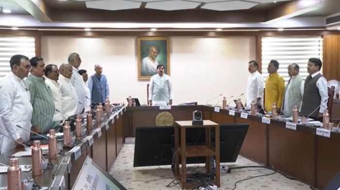 मुख्यमंत्री डॉ. मोहन यादव की अध्यक्षता में मंत्रिपरिषद की बैठक वंदेमातरम गायन के साथ शुरू