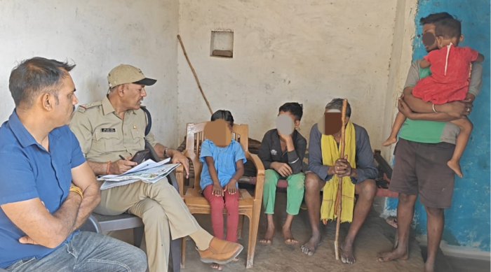 ढीमरखेड़ा पुलिस की बड़ी कामयाबी, गुमशुदा नाबालिग बच्ची को12 घंटे के भीतर सकुशल बरामद