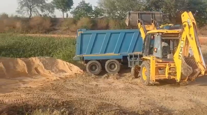 सिंगरौली में अवैध रेत भंडारण पर बड़ी कार्रवाई, 216 घन मीटर रेत जब्त