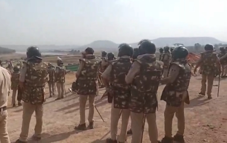केन-बेतवा परियोजना में तनाव, अतिक्रमण हटाने के दौरान पथराव