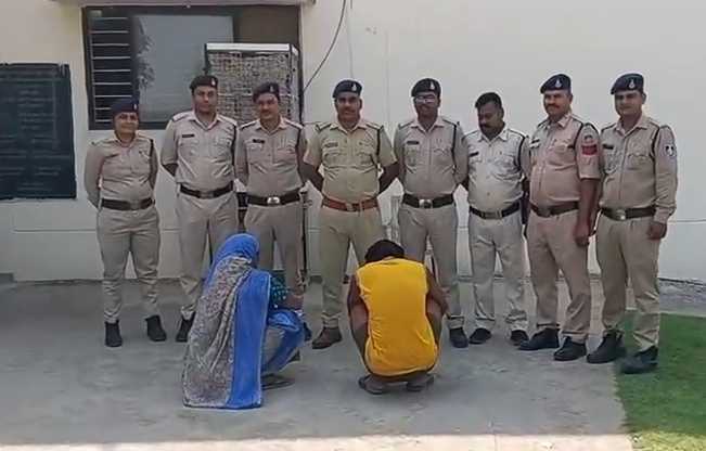 सीहोर के शाहगंज में बड़ी कार्रवाई, 8 किलो से अधिक गांजा बरामद, मां-बेटा गिरफ्तार