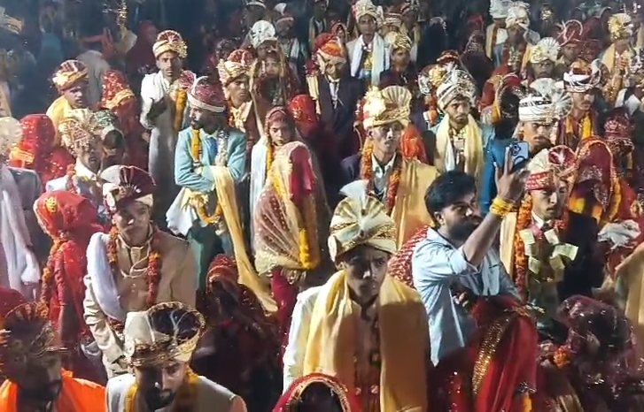 गाडरवाड़ा धाम में भव्य 211 जोड़ों का निःशुल्क सामूहिक विवाह सम्पन्न
