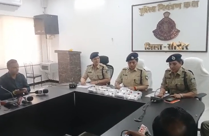 सीहोर में बड़ी चोरी का 24 घंटे में खुलासा, आरोपी गिरफ्तार