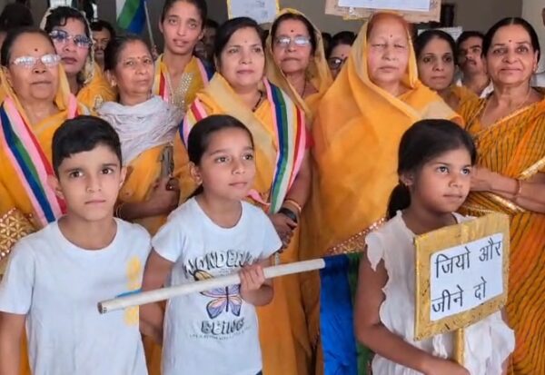 रीवा घटना के विरोध में नैनपुर में जैन समाज का मौन जुलूस, SIT जांच की मांग