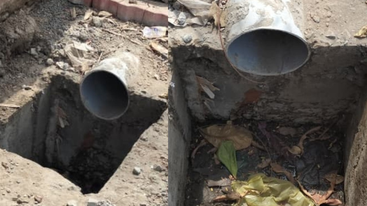 बड़वानी में अधूरा पैवर कार्य बना परेशानी, खुले चैंबर से हादसों का खतरा बढ़ा