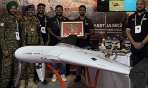 जोधपुर में स्वदेशी ड्रोन ‘दिव्यास्त्र एमके-1’ का सफल परीक्षण, 500 किमी मारक क्षमता का प्रदर्शन