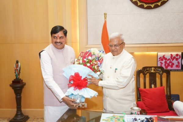 मुख्यमंत्री डॉ. मोहन यादव ने राज्यपाल मंगुभाई पटेल को जन्मदिवस पर दी शुभकामनाएं