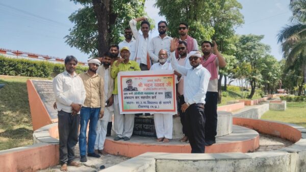टीकमगढ़ में ओबीसी महासभा की पहल, अमर शहीद मदन मोहन यादव की प्रतिमा एक माह में होगी स्थापित