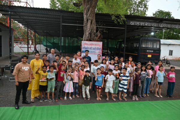 पुलिस लाइन शाजापुर में ब्राइटर माइंड्स प्रशिक्षण एवं समर कैंप का समापन