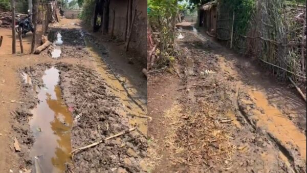 वायरल वीडियो में ग्रामीण ने ‘धन्यवाद’ कहकर खोली गांव के विकास की पोल