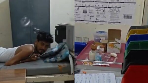 बुरहानपुर जिला अस्पताल की इमरजेंसी में लापरवाही का आरोप, वीडियो वायरल
