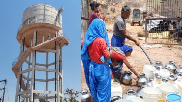 पलेरा (टीकमगढ़) में 4 साल से बंद पानी की टंकी से गहराया जल संकट, सरपंच ने निजी खर्च से दी राहत