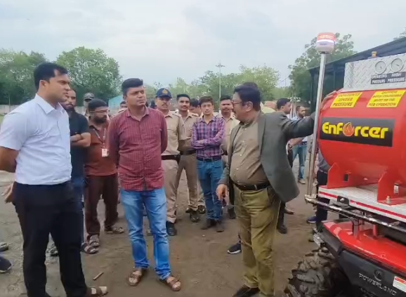 सिंहस्थ-2028 की सुरक्षा होगी हाईटेक, उज्जैन में रोबोट, ड्रोन और स्मार्ट फायर सिस्टम का लाइव डेमो