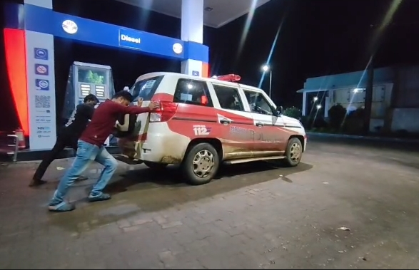 ढीमरखेड़ा में बदहाल डायल 112 सेवा, खराब वाहन से आपातकालीन पुलिस व्यवस्था प्रभावित होने के आरोप