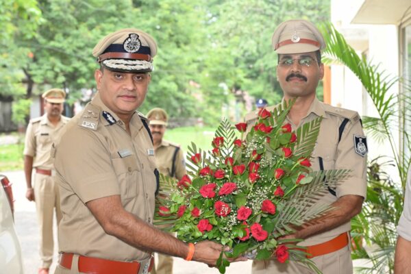 बैतूल में नवागत आईजी चन्द्रशेखर सोलंकी का पहला वार्षिक निरीक्षण, पुलिस व्यवस्था की हुई समीक्षा