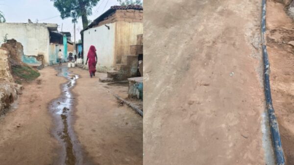 कटनी: 4 साल पुरानी सीसी सड़क पर फिर बिछाई गई नई परत, सिमरा कला ग्राम पंचायत में सरकारी राशि के दुरुपयोग के आरोप