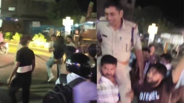आष्टा में रंगदारी और तोड़फोड़ मामले में दो आरोपी गिरफ्तार, पुलिस ने निकाला जुलूस