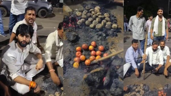भोपाल में किसानों का प्रदर्शन तेज, नर्मदापुरम रोड पर चक्का जाम से यातायात प्रभावित