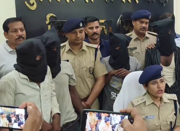 गुना में दुष्कर्म प्रयास और लूट की वारदात का 24 घंटे में खुलासा, पांच आरोपी गिरफ्तार