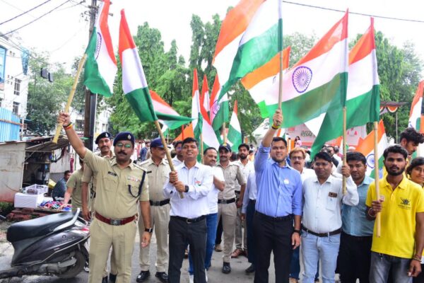 गूंजा देशभक्ति का जज्बा, ‘हर घर तिरंगा अभियान-2026’ के तहत निकली भव्य तिरंगा यात्रा
