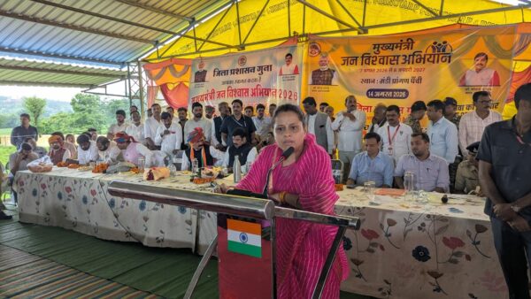 गुना के पेची में मुख्यमंत्री जन विश्वास अभियान के तहत कार्यक्रम, प्रभारी मंत्री गोविंद सिंह राजपूत हुए शामिल