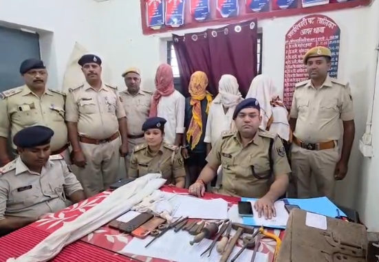 भोजपुर में अवैध मिनी गन फैक्ट्री का खुलासा, पिता-पुत्र समेत पांच तस्कर गिरफ्तार