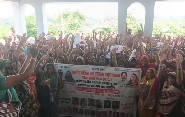 पन्ना में मध्यान्ह भोजन योजना प्रभावित, वेतन नहीं मिलने से रसोइयों ने काम रोका